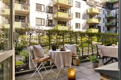 Balkong eller utsiktsbild