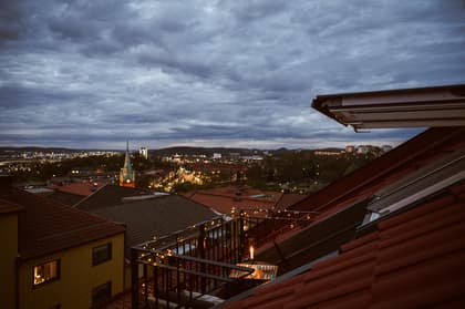 Balkong eller utsiktsbild