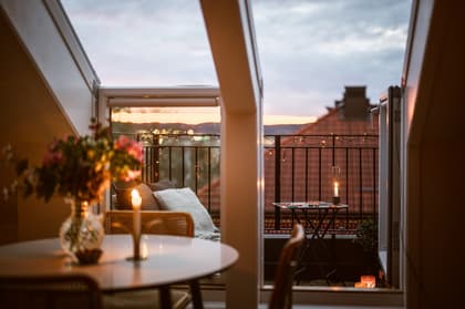 Balkong eller utsiktsbild