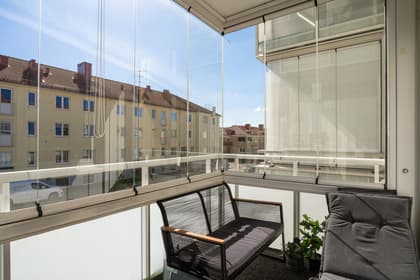 Balkong eller utsiktsbild