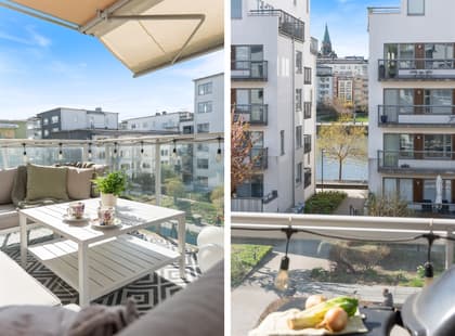 Balkong eller utsiktsbild