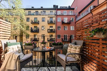 Balkong eller utsiktsbild