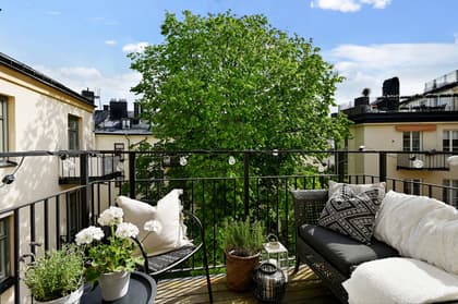 Balkong eller utsiktsbild