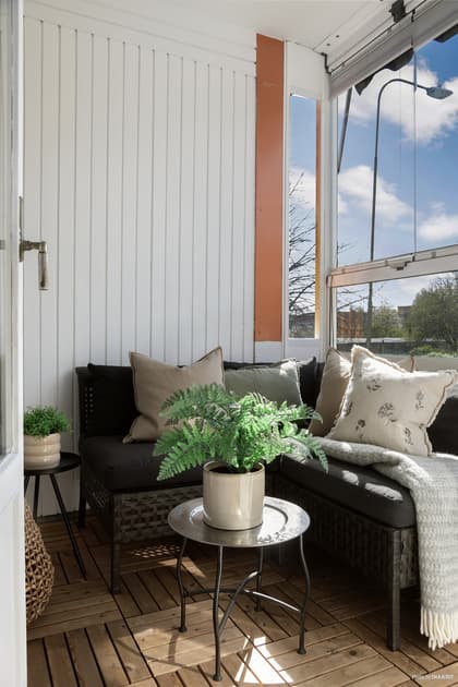 Balkong eller utsiktsbild