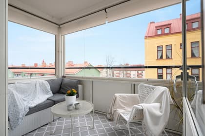 Balkong eller utsiktsbild