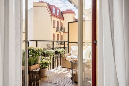 Balkong eller utsiktsbild