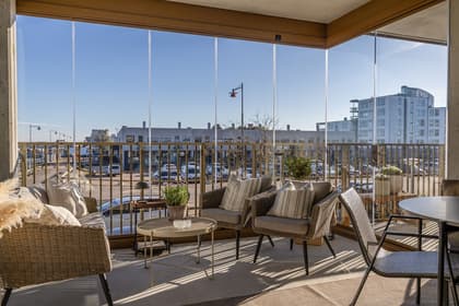 Balkong eller utsiktsbild