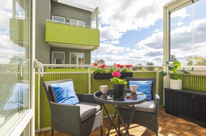 Balkong eller utsiktsbild