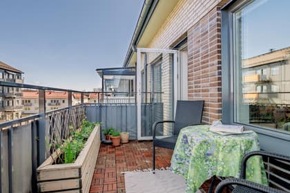 Balkong eller utsiktsbild