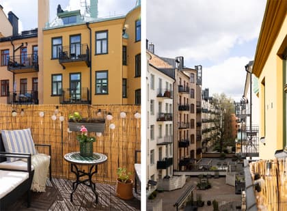 Balkong eller utsiktsbild