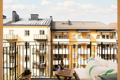 Balkong eller utsiktsbild