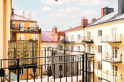 Balkong eller utsiktsbild