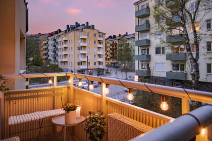 Balkong eller utsiktsbild