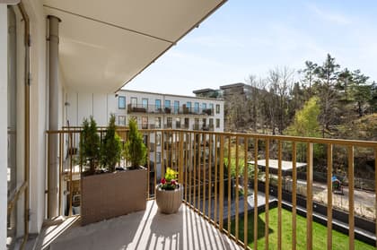 Balkong eller utsiktsbild