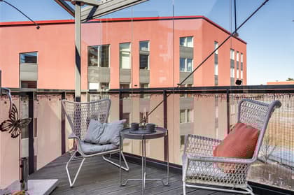 Balkong eller utsiktsbild