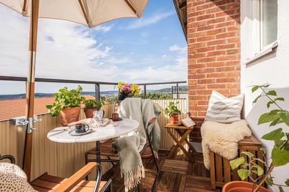 Balkong eller utsiktsbild