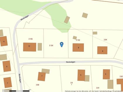 Illustrerad karta över fastigheten eller området