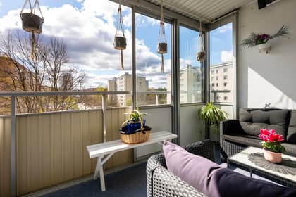 Balkong eller utsiktsbild