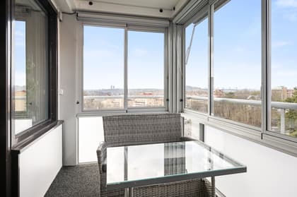 Balkong eller utsiktsbild