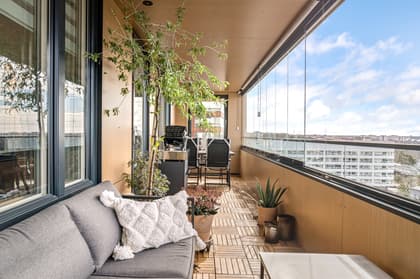 Balkong eller utsiktsbild