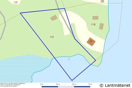 Illustrerad karta över fastigheten eller området