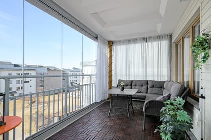 Balkong eller utsiktsbild