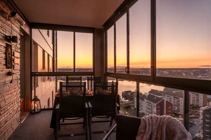 Balkong eller utsiktsbild