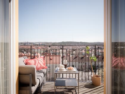 Balkong eller utsiktsbild