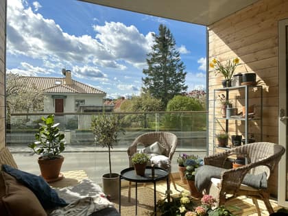 Balkong eller utsiktsbild