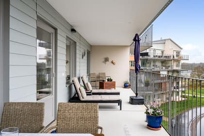 Balkong eller utsiktsbild