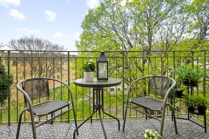 Balkong eller utsiktsbild