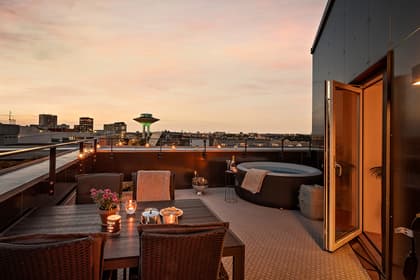 Balkong eller utsiktsbild