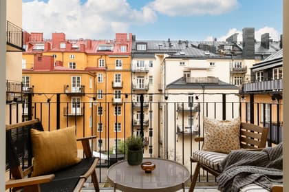 Balkong eller utsiktsbild