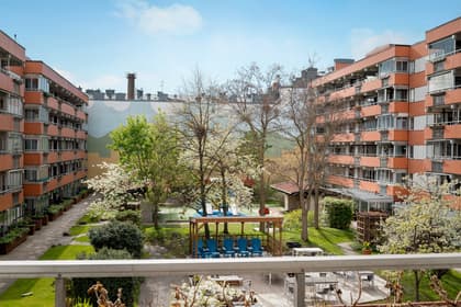 Balkong eller utsiktsbild