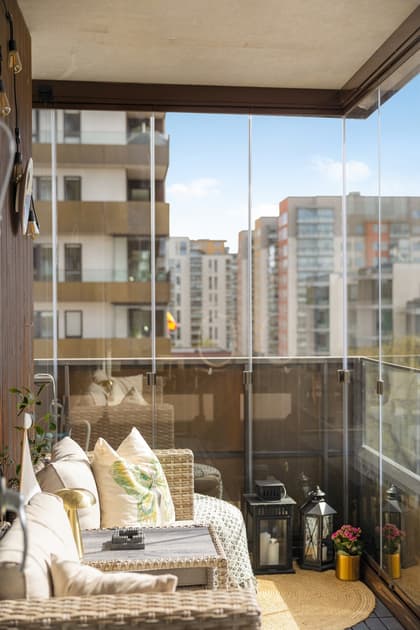 Balkong eller utsiktsbild