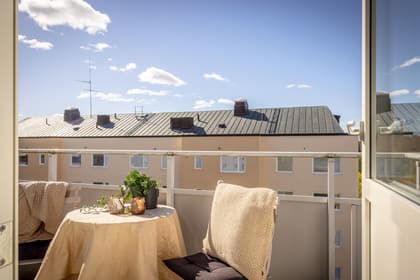 Balkong eller utsiktsbild