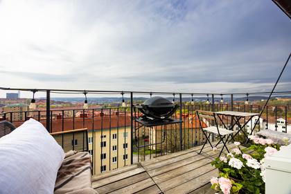 Balkong eller utsiktsbild