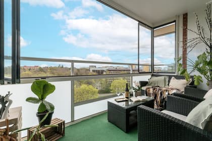 Balkong eller utsiktsbild