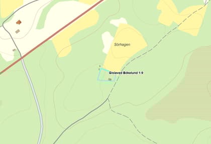 Illustrerad karta över fastigheten eller området