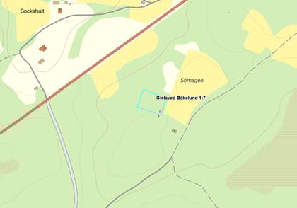 Illustrerad karta över fastigheten eller området