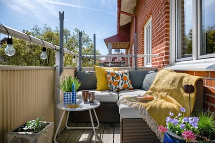 Balkong eller utsiktsbild