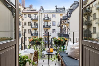 Balkong eller utsiktsbild