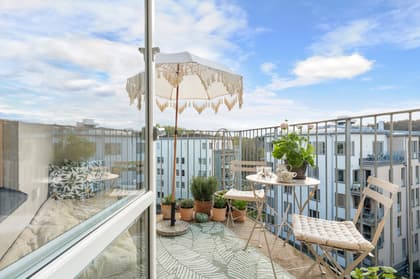 Balkong eller utsiktsbild