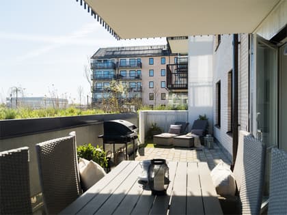 Balkong eller utsiktsbild