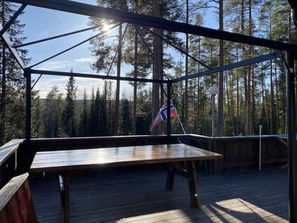 Balkong eller utsiktsbild