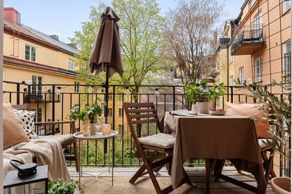 Balkong eller utsiktsbild