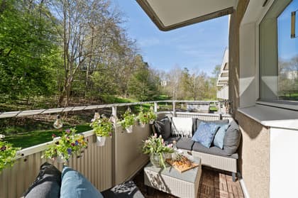 Balkong eller utsiktsbild