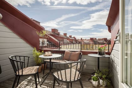 Balkong eller utsiktsbild