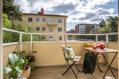 Balkong eller utsiktsbild