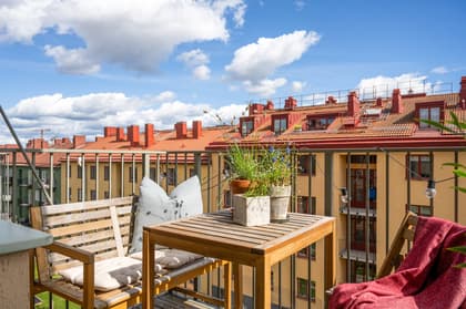 Balkong eller utsiktsbild